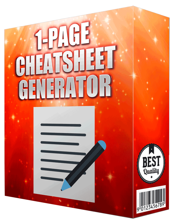 Cheatsheets Generator