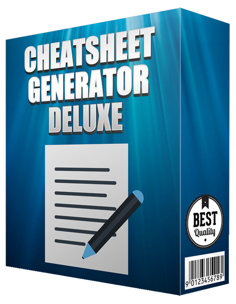 Cheatsheets Generator Deluxe